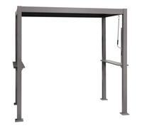 Hespéride - Abri BBQ alu aci 1,6x2,4 grily