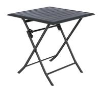 Hesperide AZUA Table pliante en aluminium, lot de 2 pièces, graphite