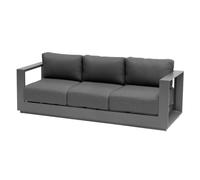 Hespéride - Canapé de Jardin Allure Graphite et Gris zebrano