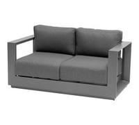 Hespéride - Canapé de jardin en aluminium Allure - 2 places - Graphite