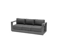Hespéride - Canapé de jardin en aluminium Allure - 3 places - Graphite G