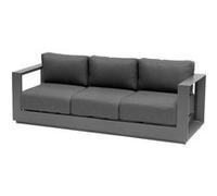 Hespéride - Canapé de jardin en aluminium Allure - 3 places - Graphite G