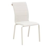Hespéride - Chaise de Jardin empilable Diese Ivoire et Argile Aluminium et texaline