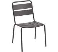 Chaise De Jardin Empilable Phuket - Gris Graphite Gris