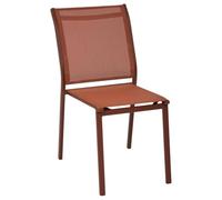 Chaise de jardin ESSENTIA Acajou Aluminium traité époxy, Texaline Hespéride