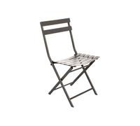Hespéride - Chaise de jardin pliable en métal Greensboro - Gris tonka - Greensboro