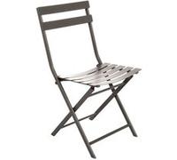 Hespéride - Chaise de jardin pliable en métal Greensboro - Gris tonka - Greensboro Gris G