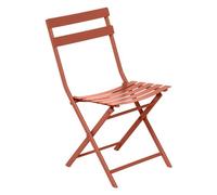 Hespéride - Chaise de Jardin Pliante Greensboro Ambre - Acier Traitement Antirouille Renforcé - Dim 50 x 42 x 81 cm - Meuble d'Extérieur Pliable