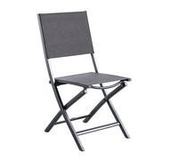 Chaise de jardin Essentia coloris anthracite/graphite Hespéride G