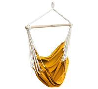 Hespéride - Chaise Suspendue Cuenca - Jardin, Terrasse - Jaune Ocre - Support Non Inclus