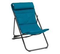 Hespéride - Chilienne de Jardin Pliante Jubba Bleu Canard et Graphite - 3,6 X 3,6 m - Structure Et Lames en Aluminium - Mobilier d'Extérieur Terrasse