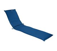Hespéride - Coussin de transat korai Bleu Indigo 190x60cm en Polyester