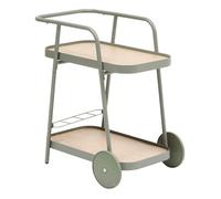 Hespéride Desserte de jardin EASINESS en aluminium à roulettes – Laurier