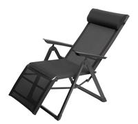 Hespéride - Fauteuil de Jardin Inclinable Decima Anthracite et Graphite - 3,6 X 3 m - Aluminium - Mobilier d'Extérieur pour Terrasse Balcon Patio