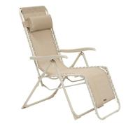 Hespéride Fauteuil de jardin Silos Beige lin Acier traité époxy Texaline