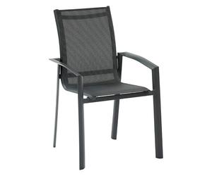 Hespéride Fauteuil extérieur Axant Poivre/Graphite