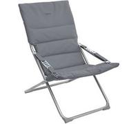 Hespéride - Fauteuil relax de jardin pliable Milos - 3 Positions - Gris ardoise - Milos Gris G