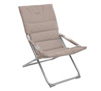 Hespéride - Fauteuil relax de jardin pliable Milos - 3 Positions - Taupe