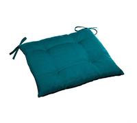 Hespéride - Galette de chaise d'extérieur Korai - 40 x 40 cm - Vert canard - Korai