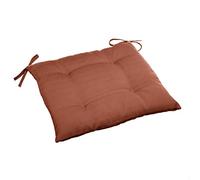 Hespéride - Galette de chaise d'extérieur Korai - 40 x 40 cm - Marron terracotta - Korai Marron G