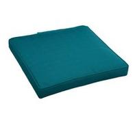 Galette De Chaise D'extérieur À Scratch Korai - 40 X 40 Cm - Bleu Canard Bleu