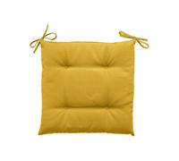 Hespéride Galette de chaise d'extérieur Korai 40 x 40 cm Jaune moutarde