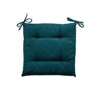 Hespéride - Galette de chaise d'extérieur Korai - 40 x 40 cm - Vert canard - Korai