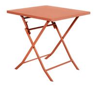 Hespéride – Table de jardin carrée Greensboro 70 x 70 cm pliante 2 places Ambre
