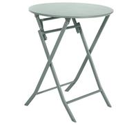 Hespéride Greensboro Table pliante ronde 2 places - Vert olive