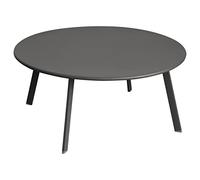 Hespéride HES-159870A Table Basse Saona Graphite D 90 cm, Métal, Large, Gris