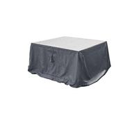 Housse De Protection Pour Table Carrée S Hambo - 105 X 105 X 80 Cm - Gris Gris