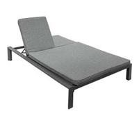 Hespéride - Lit de piscine double Evasion en aluminium - Anthracite et Graphite