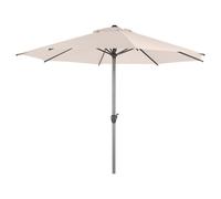 Hespéride – Parasol Loompa rond 3 m, mât central inclinable, toile amovible déperlante – Blé