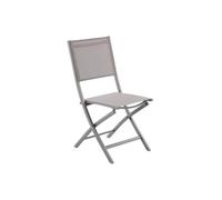 Hespéride - Lot de 4 chaises de Jardin essentia Pliables Noisette