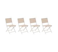 Hespéride Chaise de jardin pliante Modula argile beige
