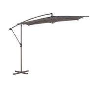 Hespéride - Parasol Déporté Carré Manoa Café 2,5 x 2,5 m, Acier Anti Corrosion, Toile Déperlante, Orientable 360° - Pour Jardin, Terrasse