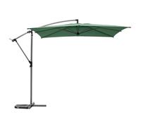 Hespéride - Parasol déporté carré Manoa Vert olive