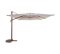 HESPERIDE - Parasol Déporté Melhia - Anti-rouille Acier Tissu Déperlant Inclinable Protection Soleil pour Jardin Terrasse
