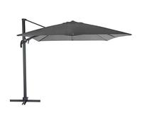 Hespéride Parasol déporté rectangulaire inclinable Éléa Anthracite & Graphite