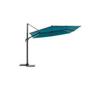 Hespéride - Parasol déporté rectangulaire Melhia - L. 400 x l. 300 cm - Bleu Canard - Melhia