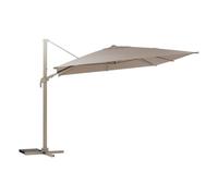 Parasol déporté rectangulaire ""Melhia"" lin 4x3m - Hespéride