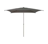 Hespéride - Parasol droit carré inclinable soya 2,5x2,5m café