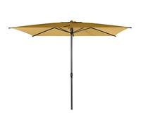 Hespéride - Parasol droit rectangulaire Loompa Jaune moutarde