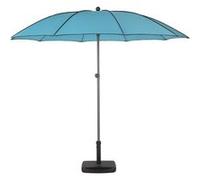 Hespéride Parasol Droit Rond Bogota - Inclinable - Diam. 250 cm - Bleu émeraude