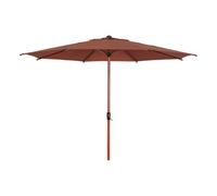 Hespéride - Parasol droit rond inclinable loompa 3m acajou