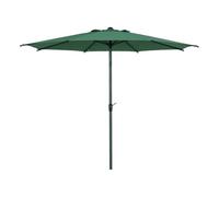 Hespéride – Parasol Loompa droit rond inclinable 3 m vert olive