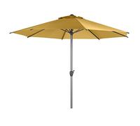 Parasol droit Loompa H.2,50m coloris moutarde Hespéride l.300 x L.300 cm