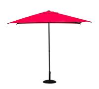 Hespéride - Parasol Droit Soya Vert - 2,5x2,5m - Haute Protection UV, Toile Amovible Déperlante et Orientable - Structure Acier Traité Antirouille