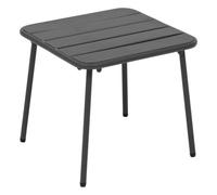 Hesperide Phuket" table basse carrée en graphite Gris