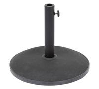 Pied de parasol Dailio en béton noir 15kg